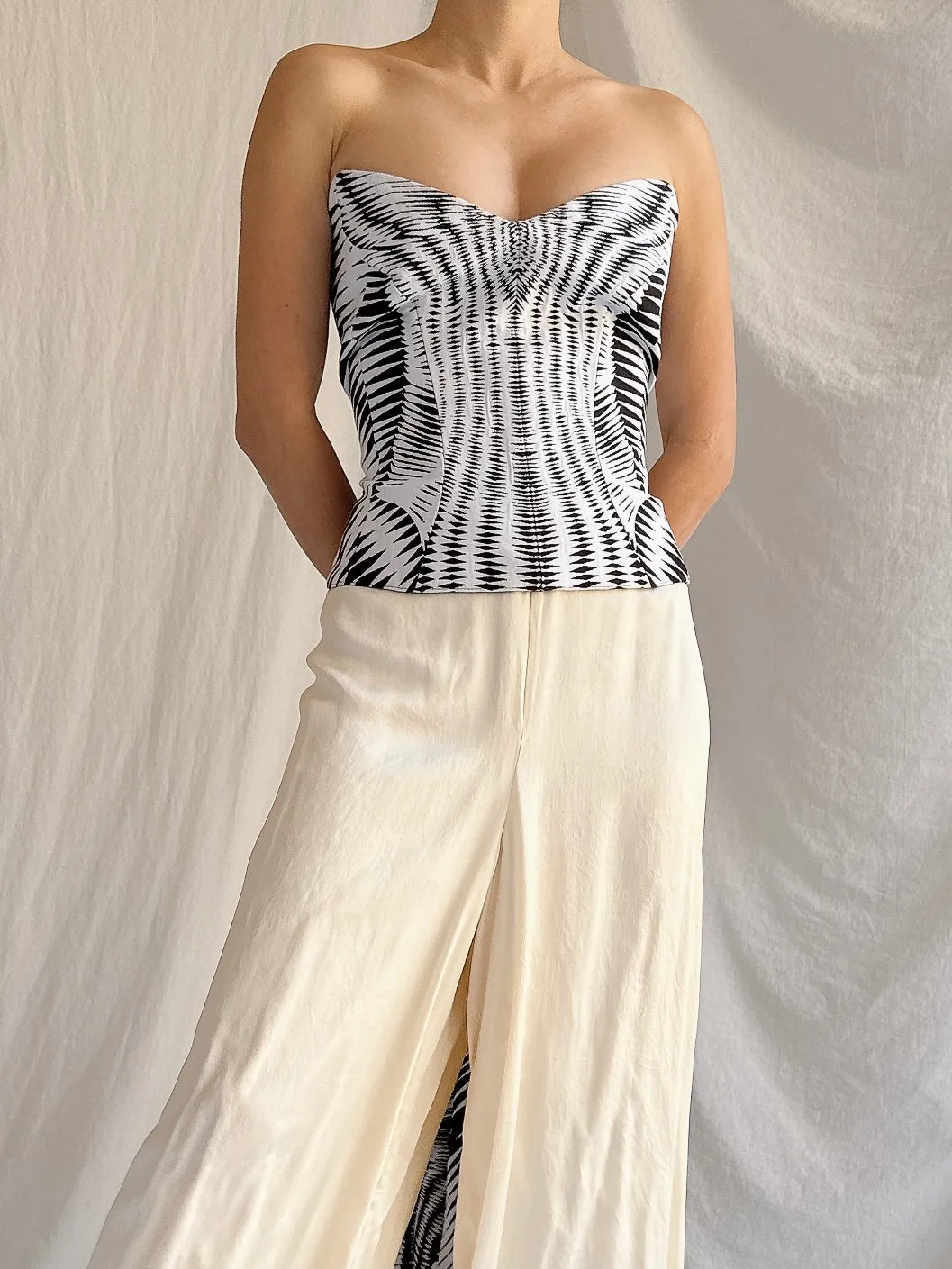 Vintage Mugler Bustier and Jacket Set - IT 40/IT 42
