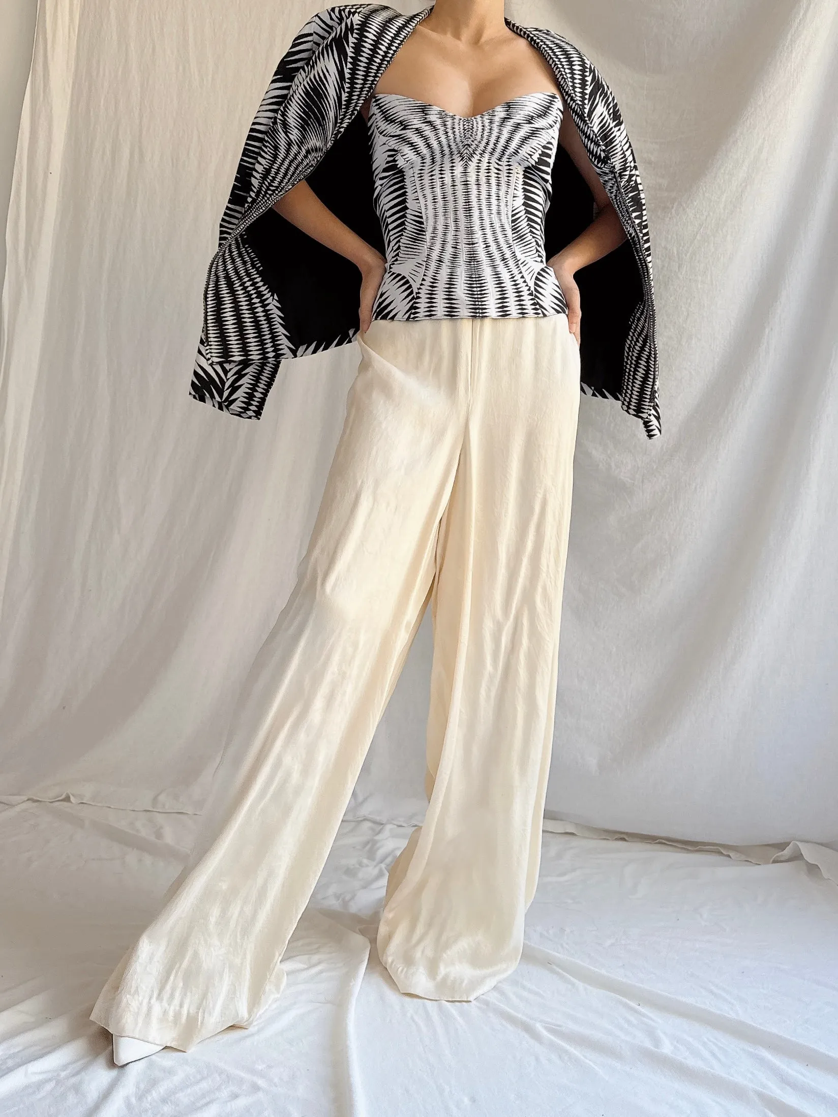 Vintage Mugler Bustier and Jacket Set - IT 40/IT 42
