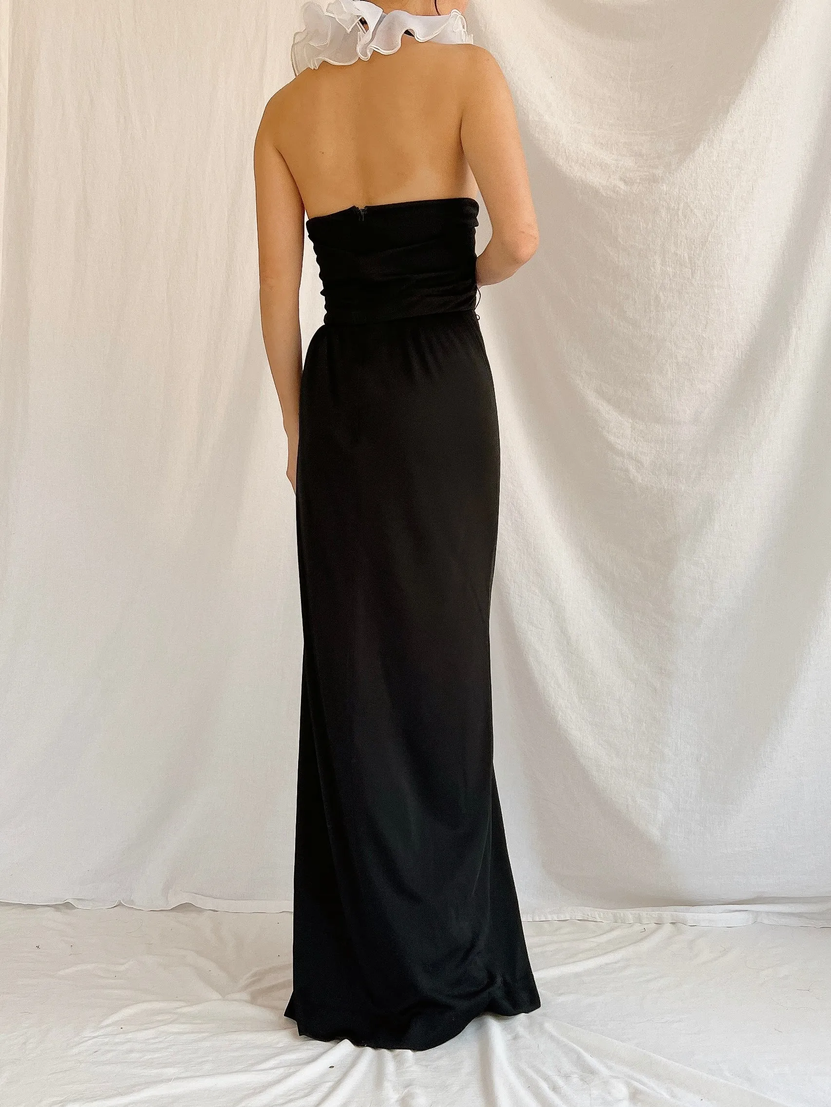 Vintage Victor Costa Jersey Dress - M