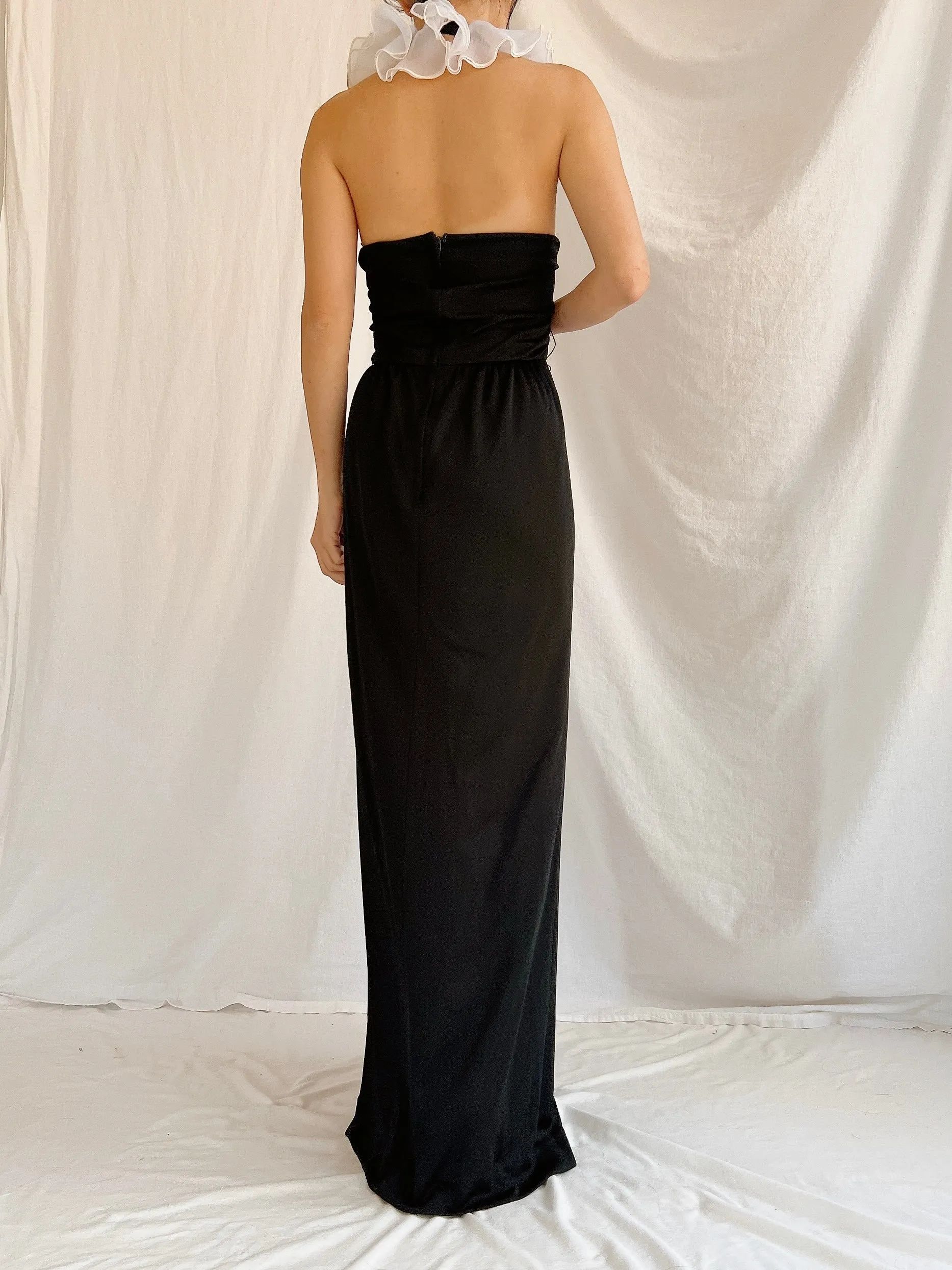 Vintage Victor Costa Jersey Dress - M