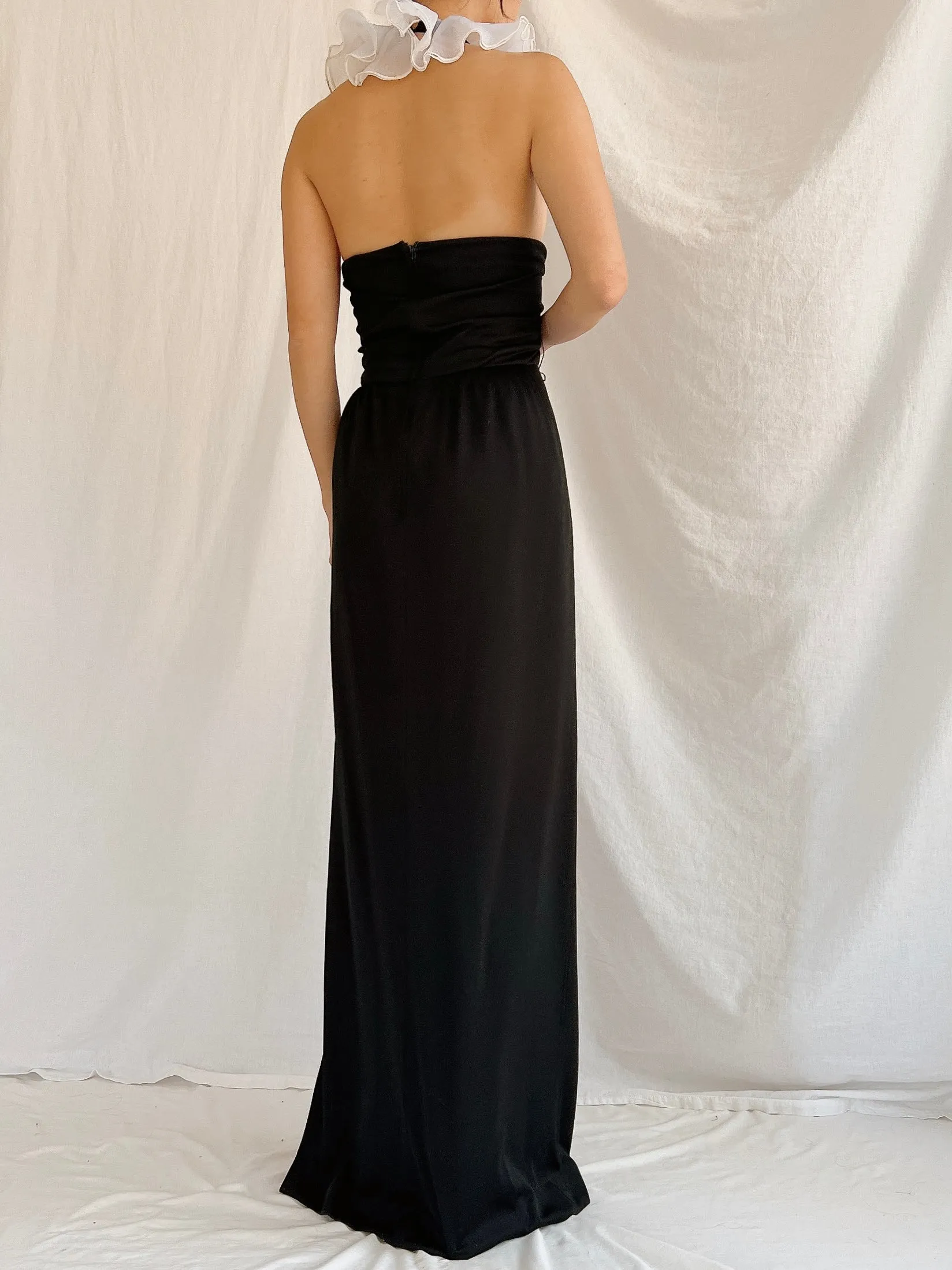 Vintage Victor Costa Jersey Dress - M