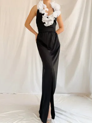 Vintage Victor Costa Jersey Dress - M