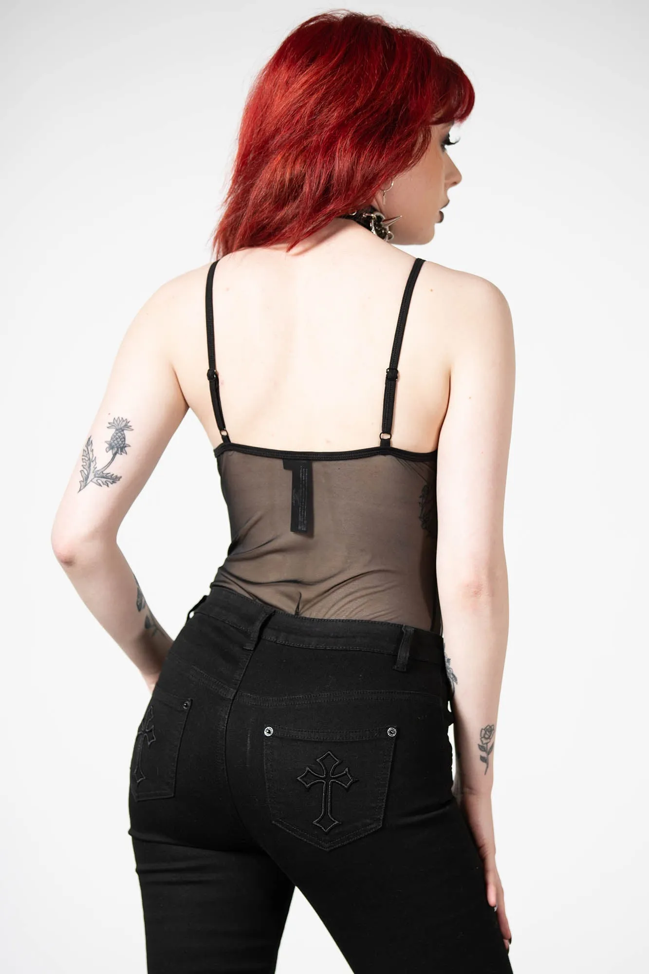 Violenta Lace-Up Bodysuit