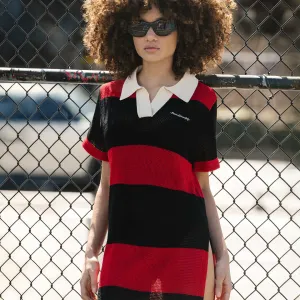 Women's Varsity Pointelle Tunic Dress